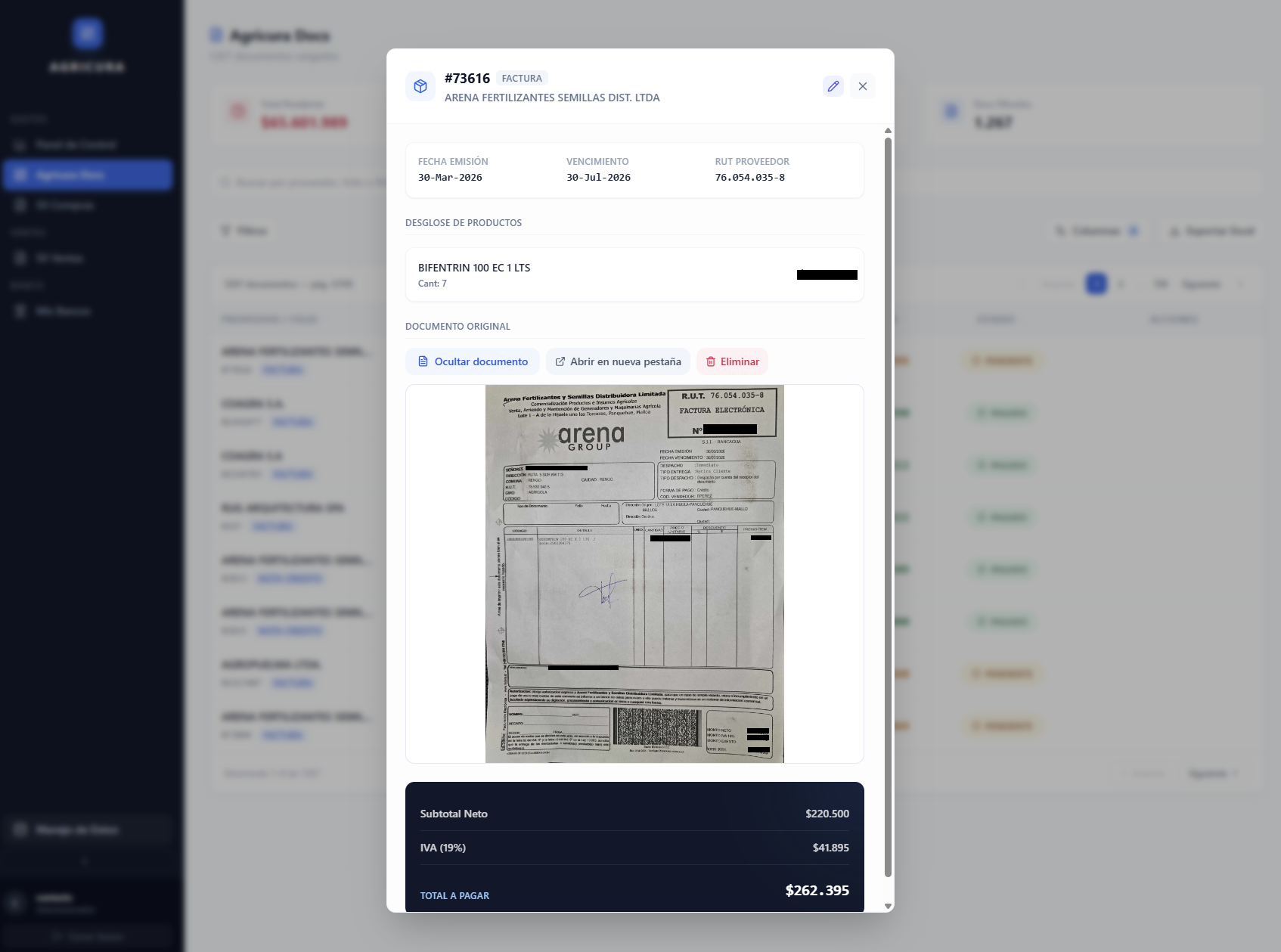Empresa Agrícola I — screenshot 2